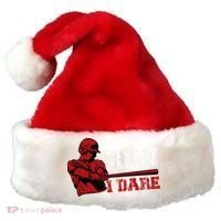Run I Dare You Funny Baseball Catcher Baseball Player Lover Santa Hat thumb 0