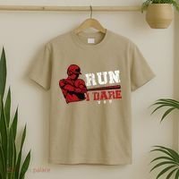 Run I Dare You Funny Baseball Catcher Baseball Player Lover T-Shirt thumb 2