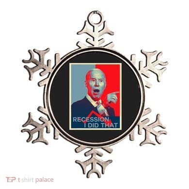 Recession I Did That Funny Joe Biden Meme Hope Style Ornament