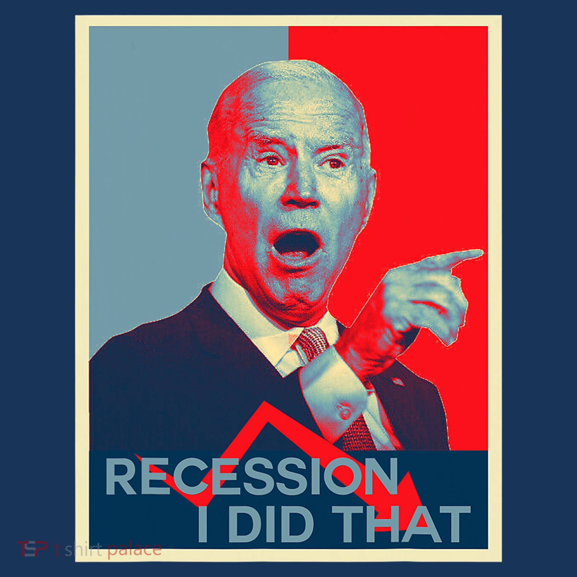 Recession I Did That Funny Joe Biden Meme Hope Style Mousepad