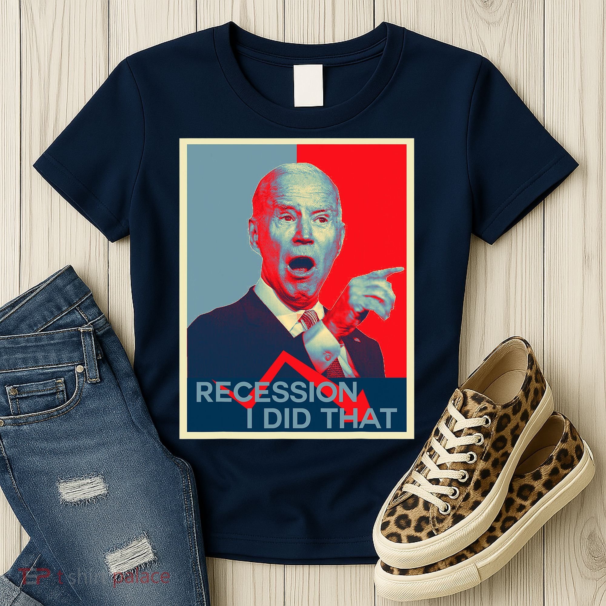 Recession I Did That Funny Joe Biden Meme Hope Style Women's T-Shirt