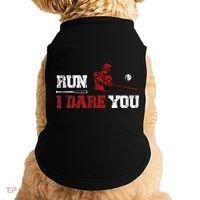 Run I Dare You Funny Baseball Catcher Baseball Player Lover Doggie Tank thumb 0