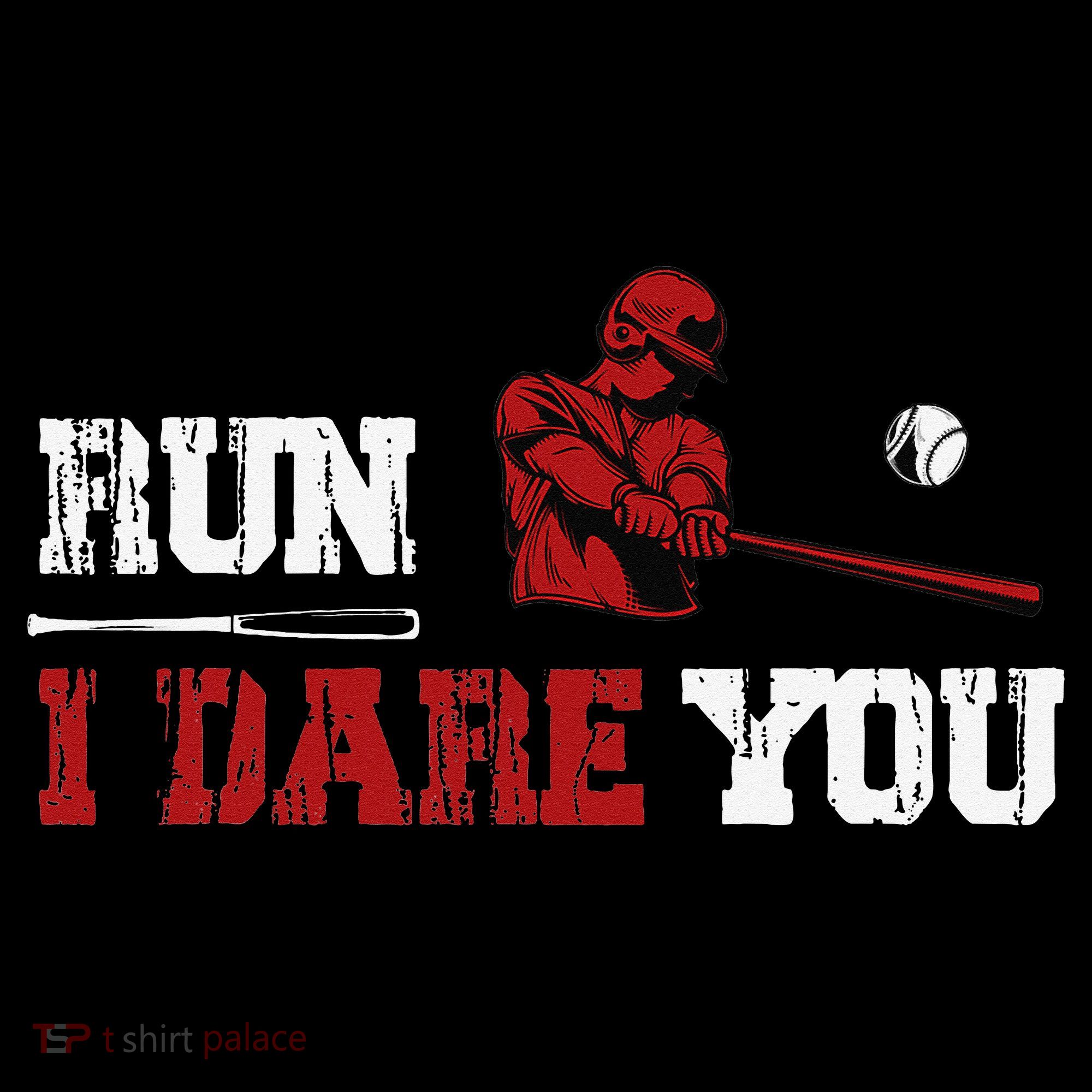 Run I Dare You Funny Baseball Catcher Baseball Player Lover Women's Hoodie