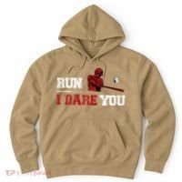 Run I Dare You Funny Baseball Catcher Baseball Player Lover Hoodie thumb 0