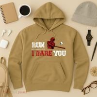 Run I Dare You Funny Baseball Catcher Baseball Player Lover Hoodie thumb 3