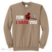 Run I Dare You Funny Baseball Catcher Baseball Player Lover Sweatshirt thumb 0
