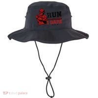 Run I Dare You Funny Baseball Catcher Baseball Player Lover Bucket Hat thumb 0