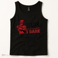 Run I Dare You Funny Baseball Catcher Baseball Player Lover Tank Top thumb 2