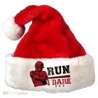 Run I Dare You Funny Baseball Catcher Baseball Player Lover Santa Hat thumb 0