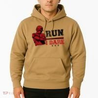 Run I Dare You Funny Baseball Catcher Baseball Player Lover Hoodie thumb 2