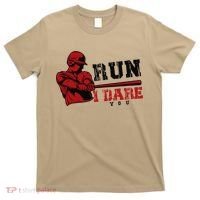 Run I Dare You Funny Baseball Catcher Baseball Player Lover T-Shirt thumb 0