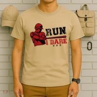 Run I Dare You Funny Baseball Catcher Baseball Player Lover T-Shirt thumb 6