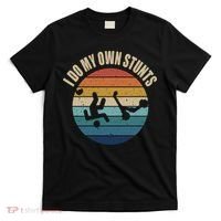 vintage I Do My Own Stunts Scooter Lovers Funny Injury Recovery  Gift T-Shirt thumb 0