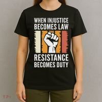 Resistance Is Duty Protest Quote Apparel Activist Gift T-Shirt thumb 4