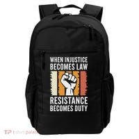 Resistance Is Duty Protest Quote Apparel Activist Gift Backpack thumb 0