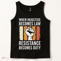 Resistance Is Duty Protest Quote Apparel Activist Gift Tank Top thumb 2