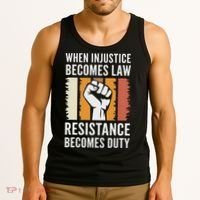 Resistance Is Duty Protest Quote Apparel Activist Gift Tank Top thumb 3
