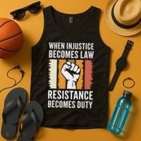 Resistance Is Duty Protest Quote Apparel Activist Gift Tank Top thumb 4