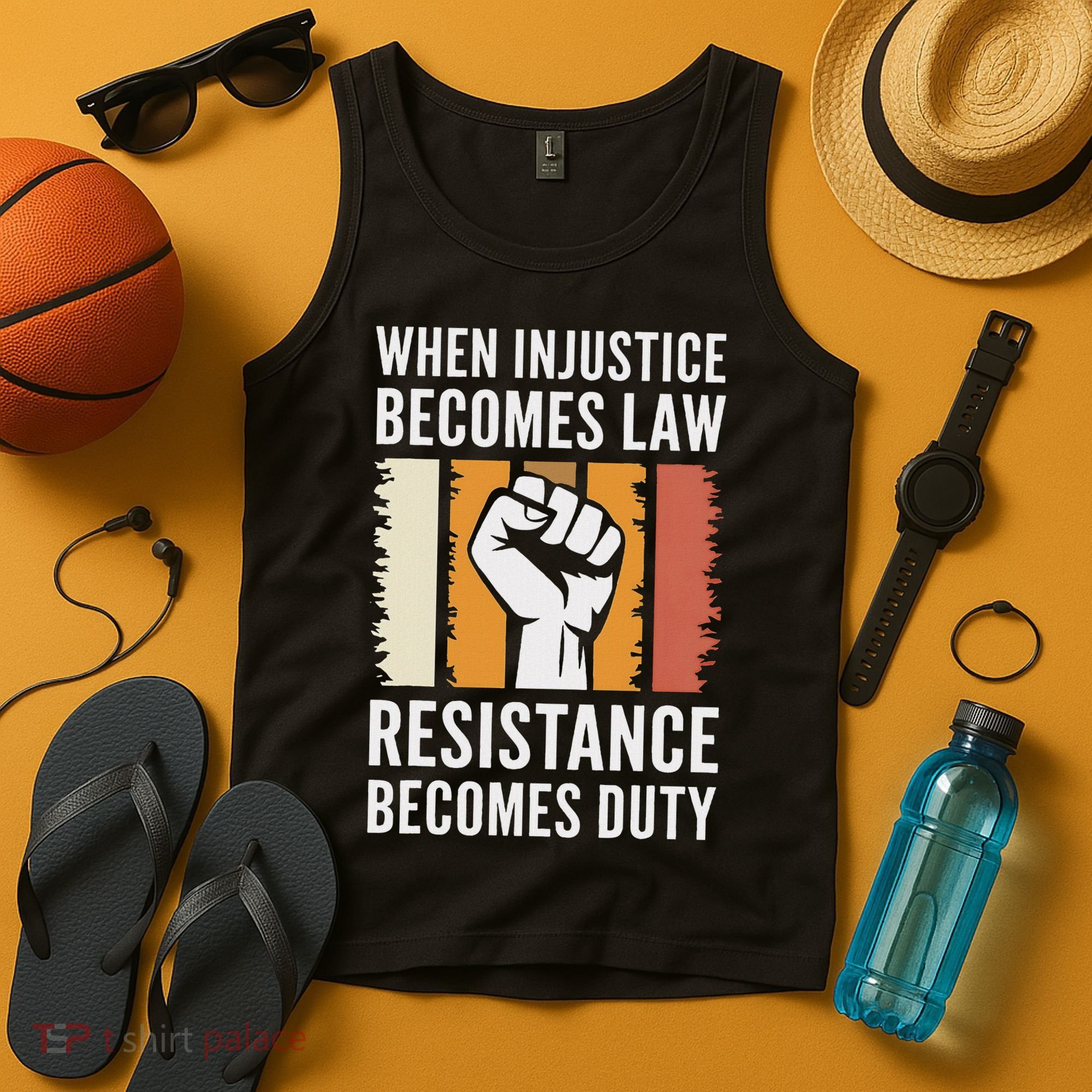 Resistance Is Duty Protest Quote Apparel Activist Gift Tank Top