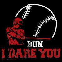 Run I Dare You Funny Baseball Catcher Baseball Player Lover Coffee Mug thumb 5