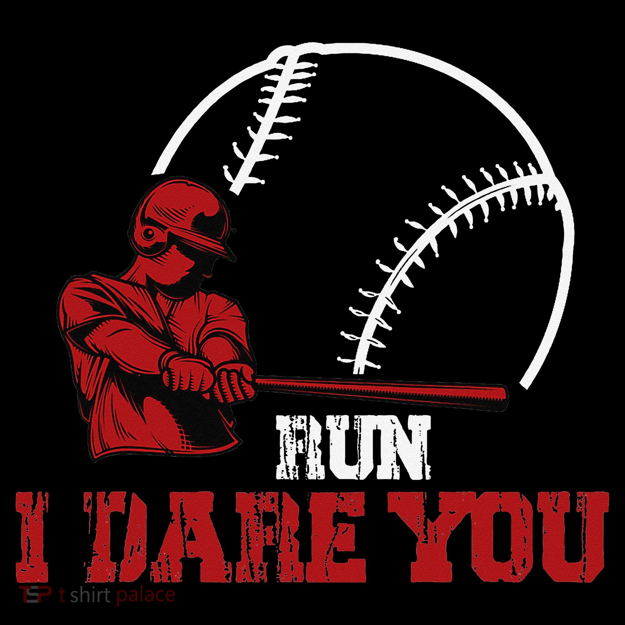 Run I Dare You Funny Baseball Catcher Baseball Player Lover Coffee Mug