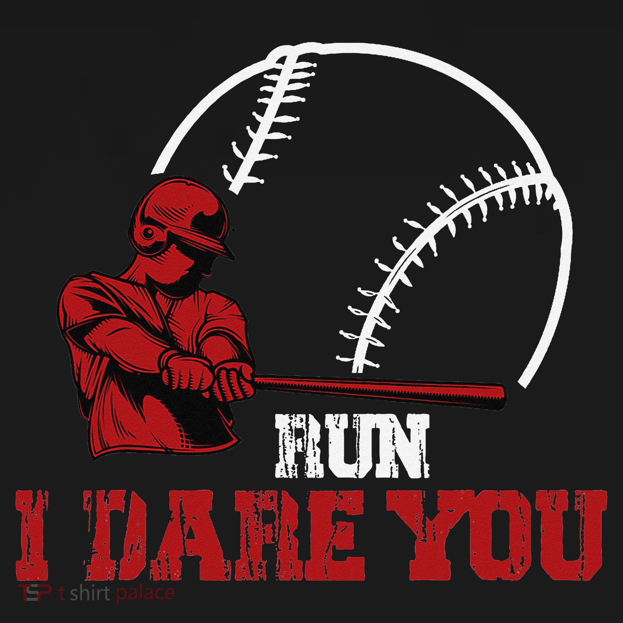 Run I Dare You Funny Baseball Catcher Baseball Player Lover Women's Tank Top