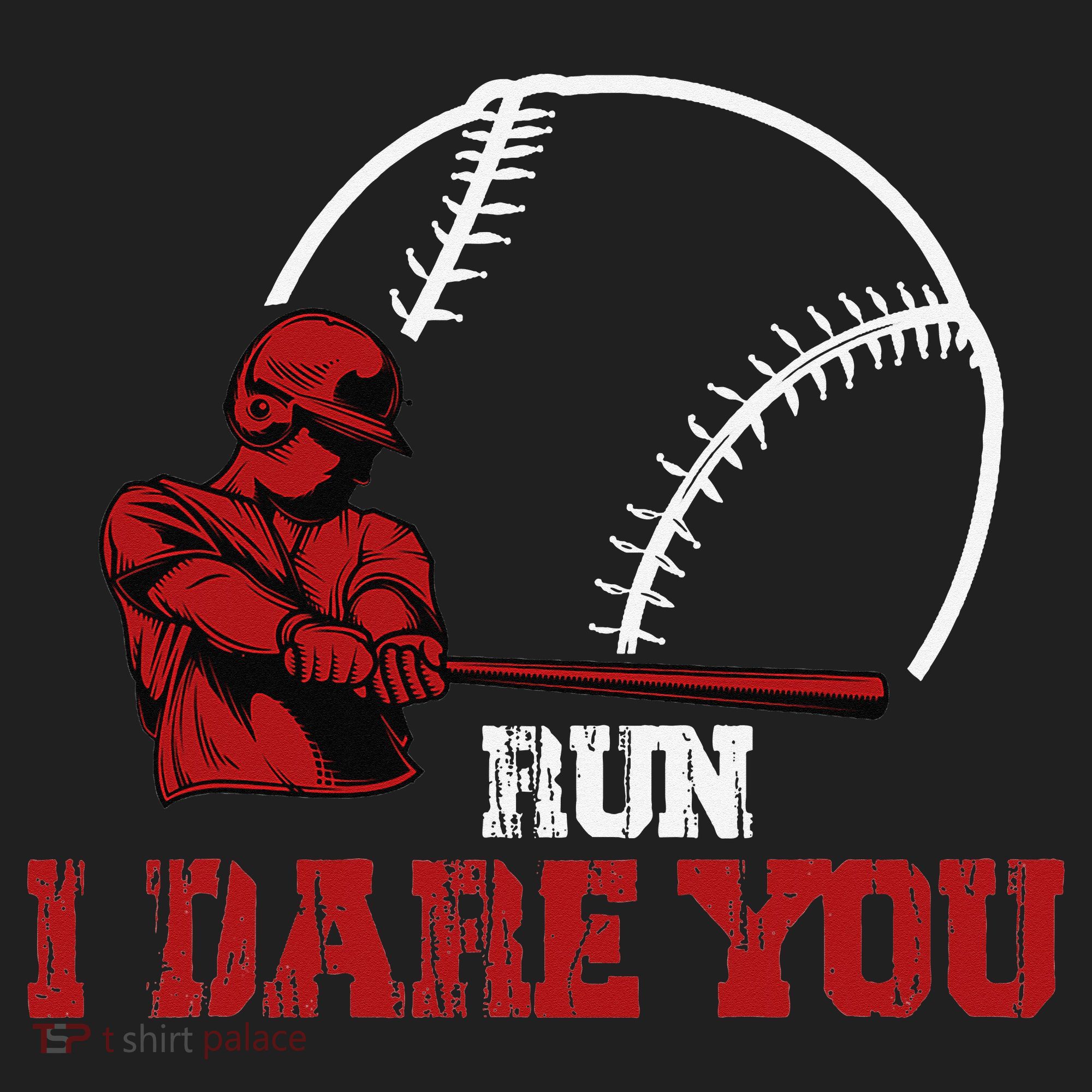 Run I Dare You Funny Baseball Catcher Baseball Player Lover Hat