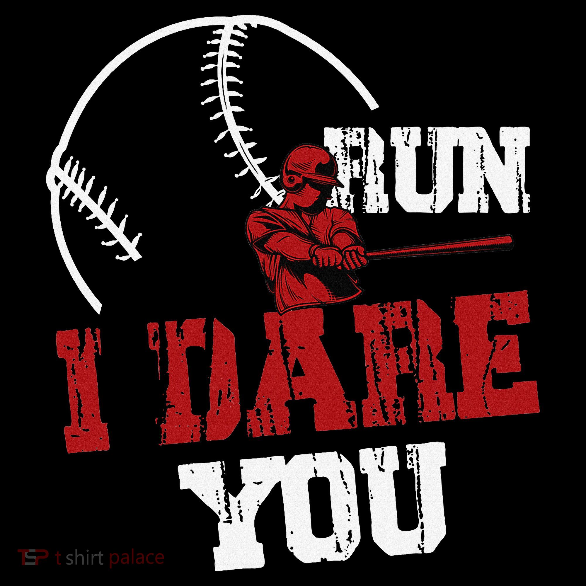 Run I Dare You Funny Baseball Catcher Baseball Player Lover Women's Hoodie
