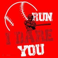Run I Dare You Funny Baseball Catcher Baseball Player Lover Santa Hat thumb 1