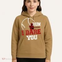 Run I Dare You Funny Baseball Catcher Baseball Player Lover Hoodie thumb 5