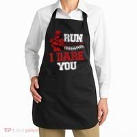 Run I Dare You Funny Baseball Catcher Baseball Player Lover Apron thumb 2