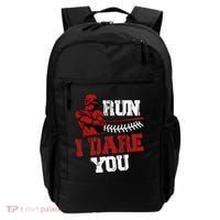 Run I Dare You Funny Baseball Catcher Baseball Player Lover Backpack thumb 0