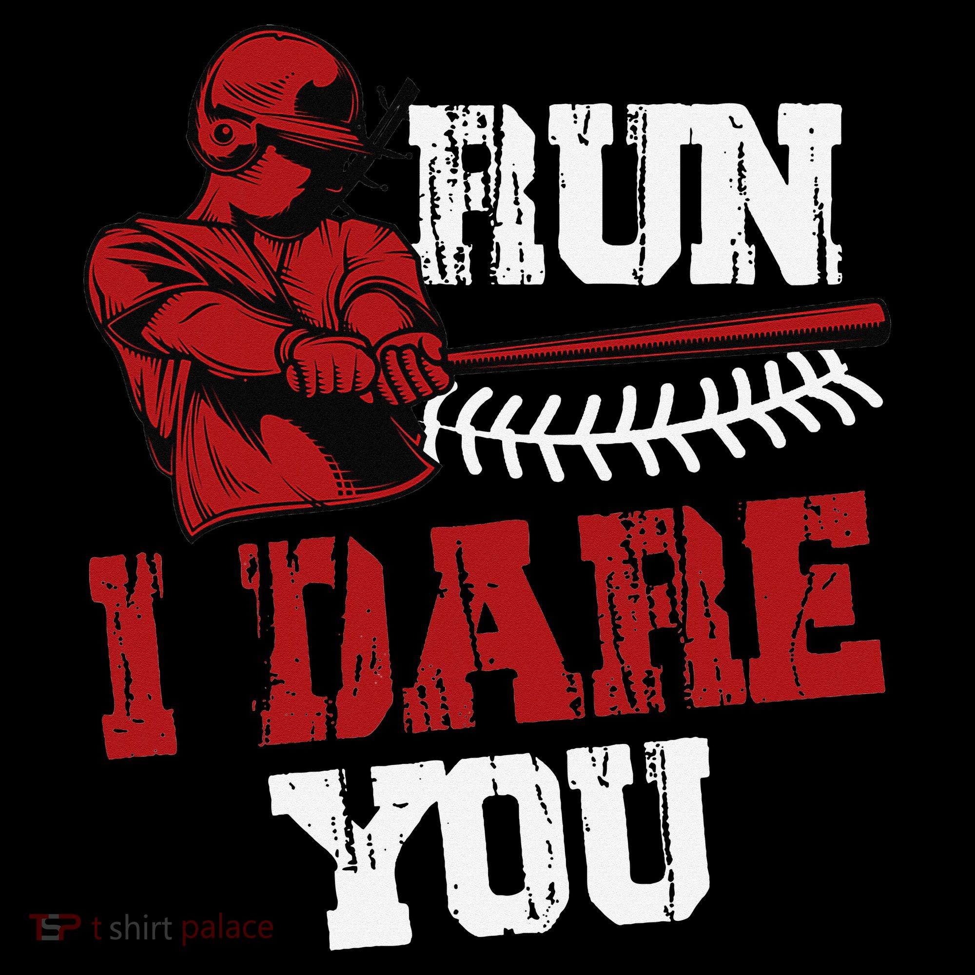 Run I Dare You Funny Baseball Catcher Baseball Player Lover Coffee Mug