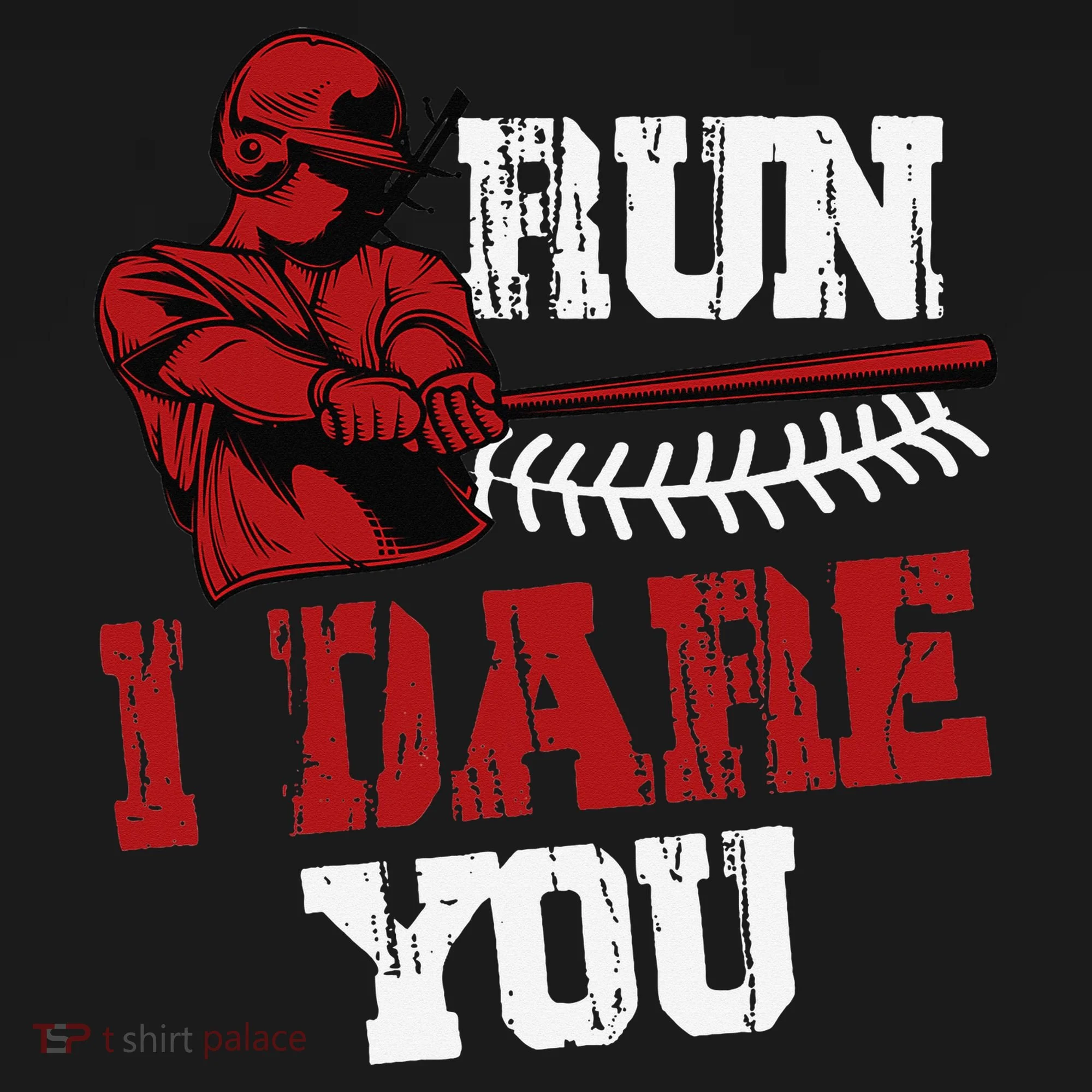 Run I Dare You Funny Baseball Catcher Baseball Player Lover Ornament