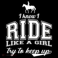 Ride Like A Girl Try To Keep Up Women's Tank Top thumb 5