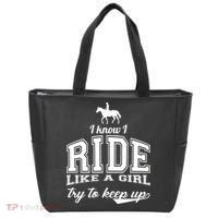 Ride Like A Girl Try To Keep Up Tote Bag thumb 0