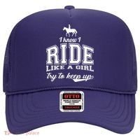 Ride Like A Girl Try To Keep Up Hat thumb 0