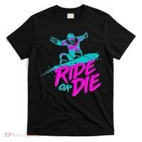 Ride Or Die Snow Boarding T-Shirt thumb 0