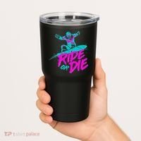 Ride Or Die Snow Boarding Tumbler thumb 2