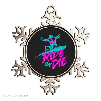 Ride Or Die Snow Boarding Ornament