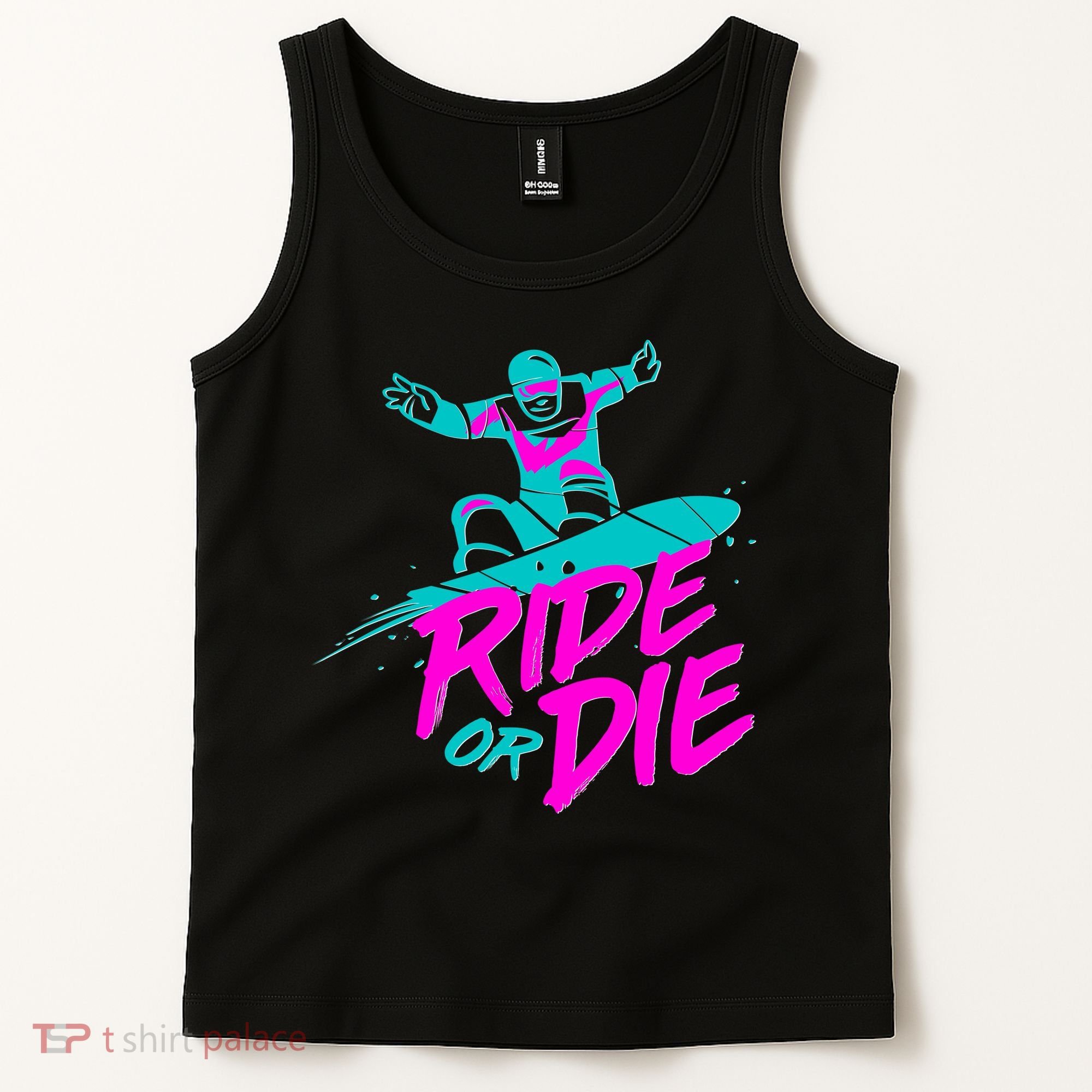 Ride Or Die Snow Boarding Tank Top