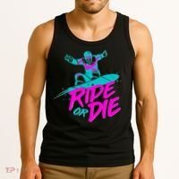 Ride Or Die Snow Boarding Tank Top thumb 3