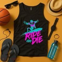 Ride Or Die Snow Boarding Tank Top thumb 4
