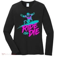 Ride Or Die Snow Boarding Women's Long Sleeve Shirt thumb 0