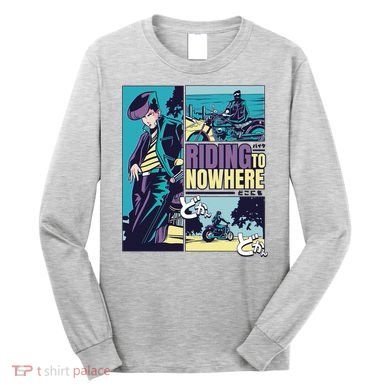 Riding Nowhere Anime Long Sleeve Shirt