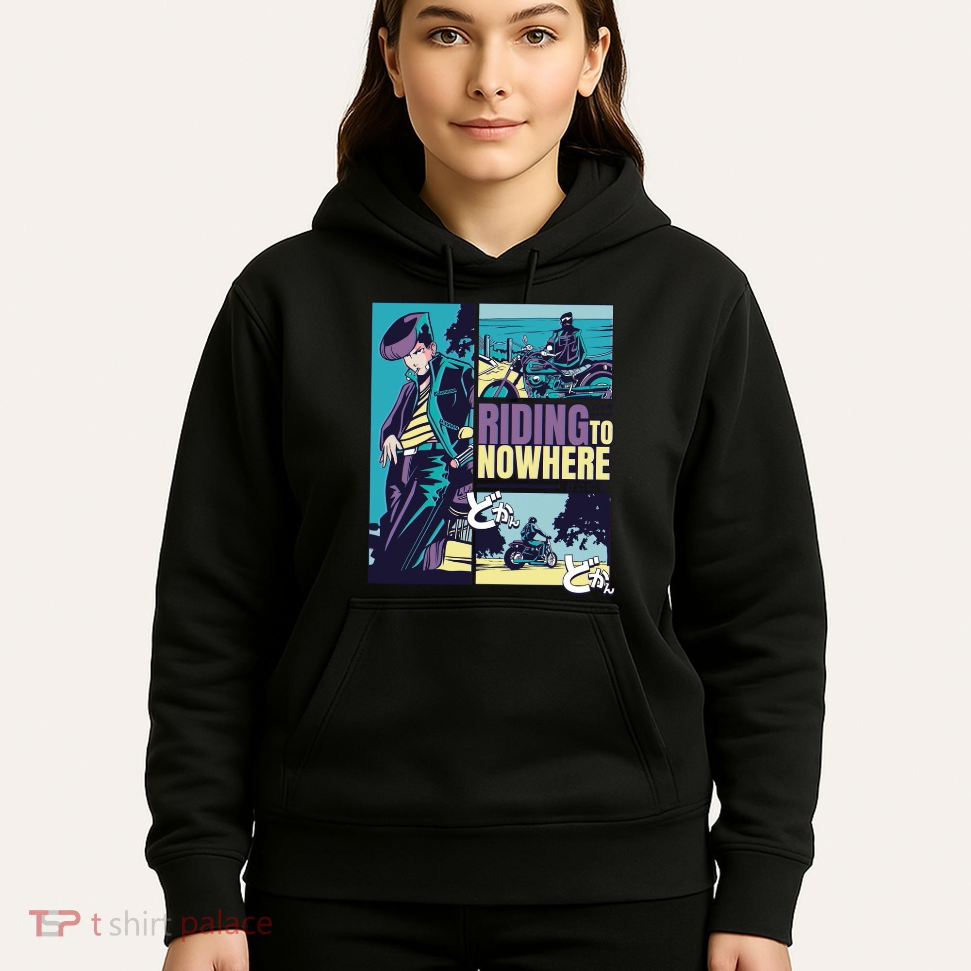 Riding Nowhere Anime Hoodie