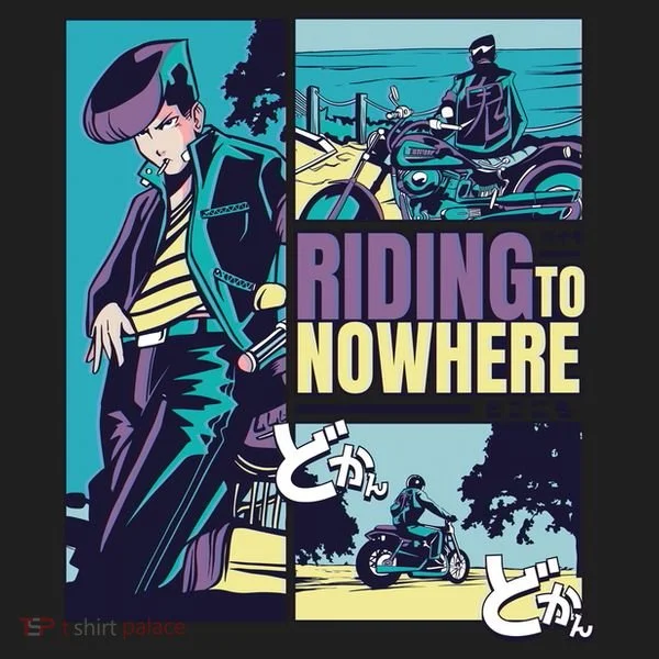 Riding Nowhere Anime Tumbler