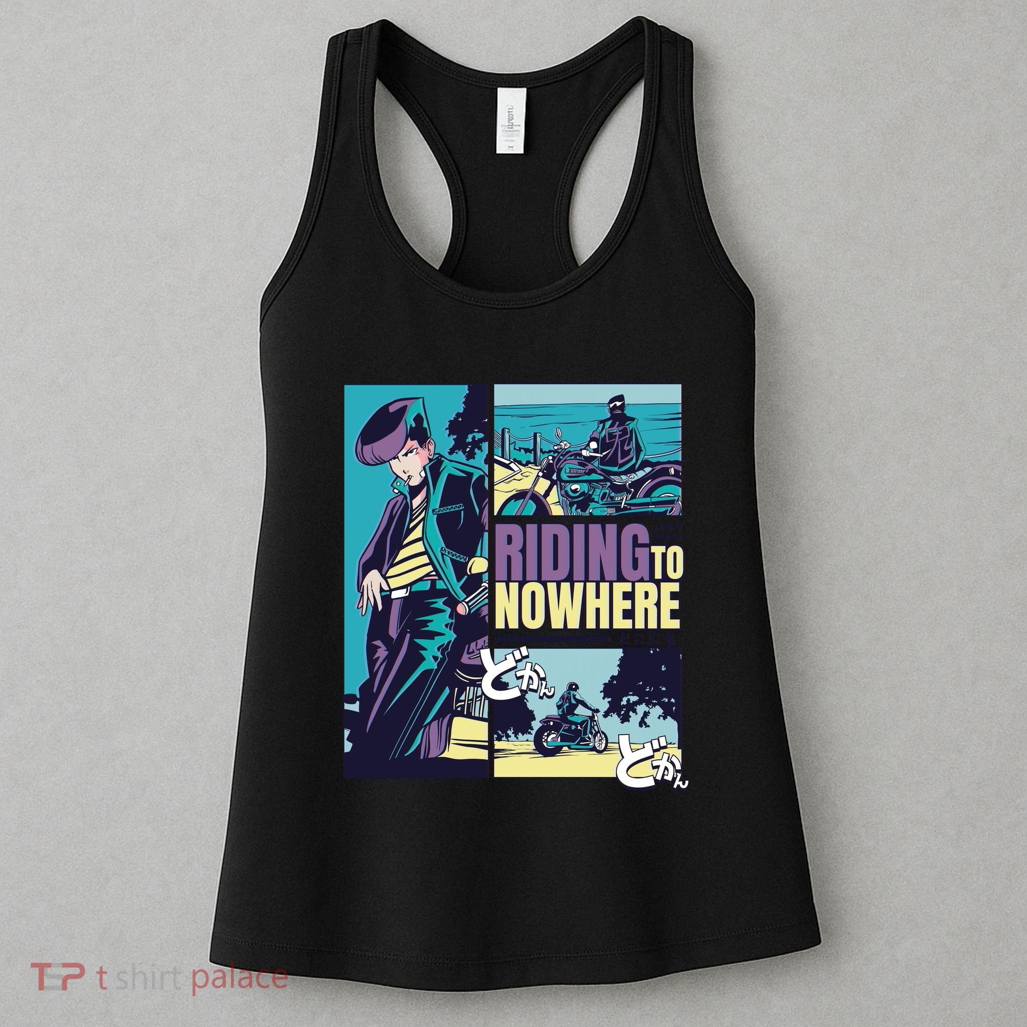 Riding Nowhere Anime Women's Tank Top
