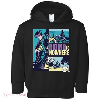 Riding Nowhere Anime Toddler Hoodie