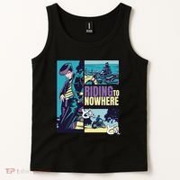 Riding Nowhere Anime Tank Top thumb 2
